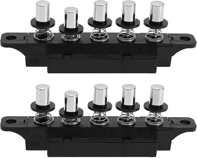 2pcs 250V 4A Range Hood Control Keyboard Switches 5 Position 5 Speed Plug-in Keyboard Button Switch Used for Kitchen Range Hood and Range Hood