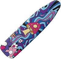 Vista 11 de Funda resistente al abrasador para tabla de planchar con borde elástico, color cereza de 15 x 54 pulgadas, fundas para tabla de planchar para tablas