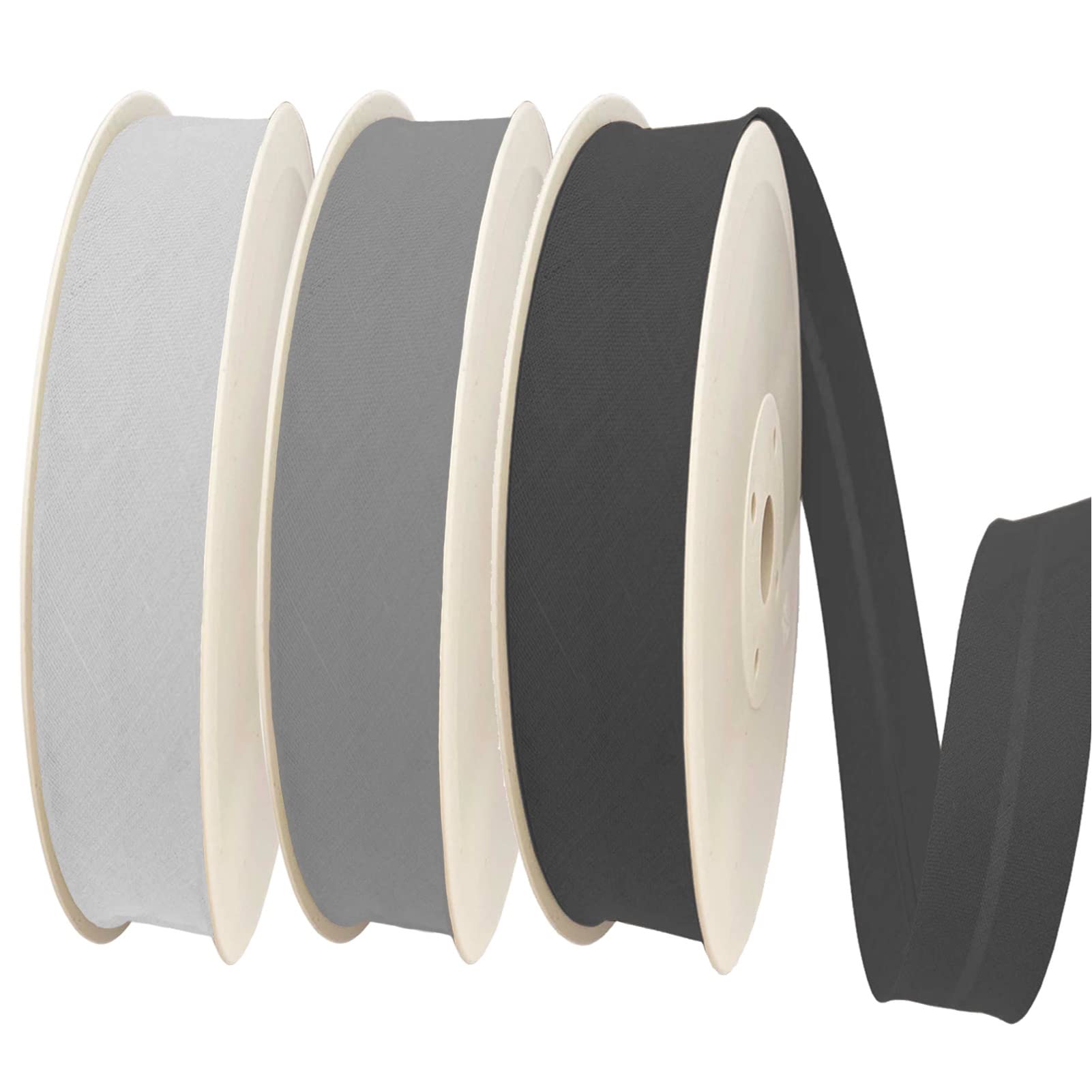 TEXTEX = Bies de 20mm de Ancho. 50% Algodón y 50% Poliéster. Pieza de 10m - (Blanco) — view 46