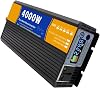 12V to 220V,Power Inverter 2000 Watt Pure Sine Wave 12V -72V DC to 110V 220V AC Power Converter 4000 Watt Peak with LED Display & AC Outlets for Home Camping RV,72V to 110V