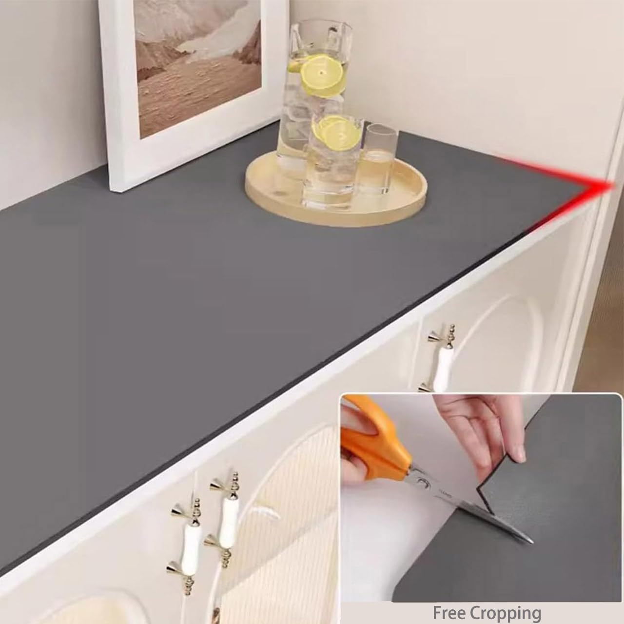 Tapis de fenêtre absorbant l'eau pour balcon et chambre à coucher, lavable, 15 x 290 cm, bleu, protège les rebords de fenêtre, le couloir et le sol contre les dommages causés par l'eau