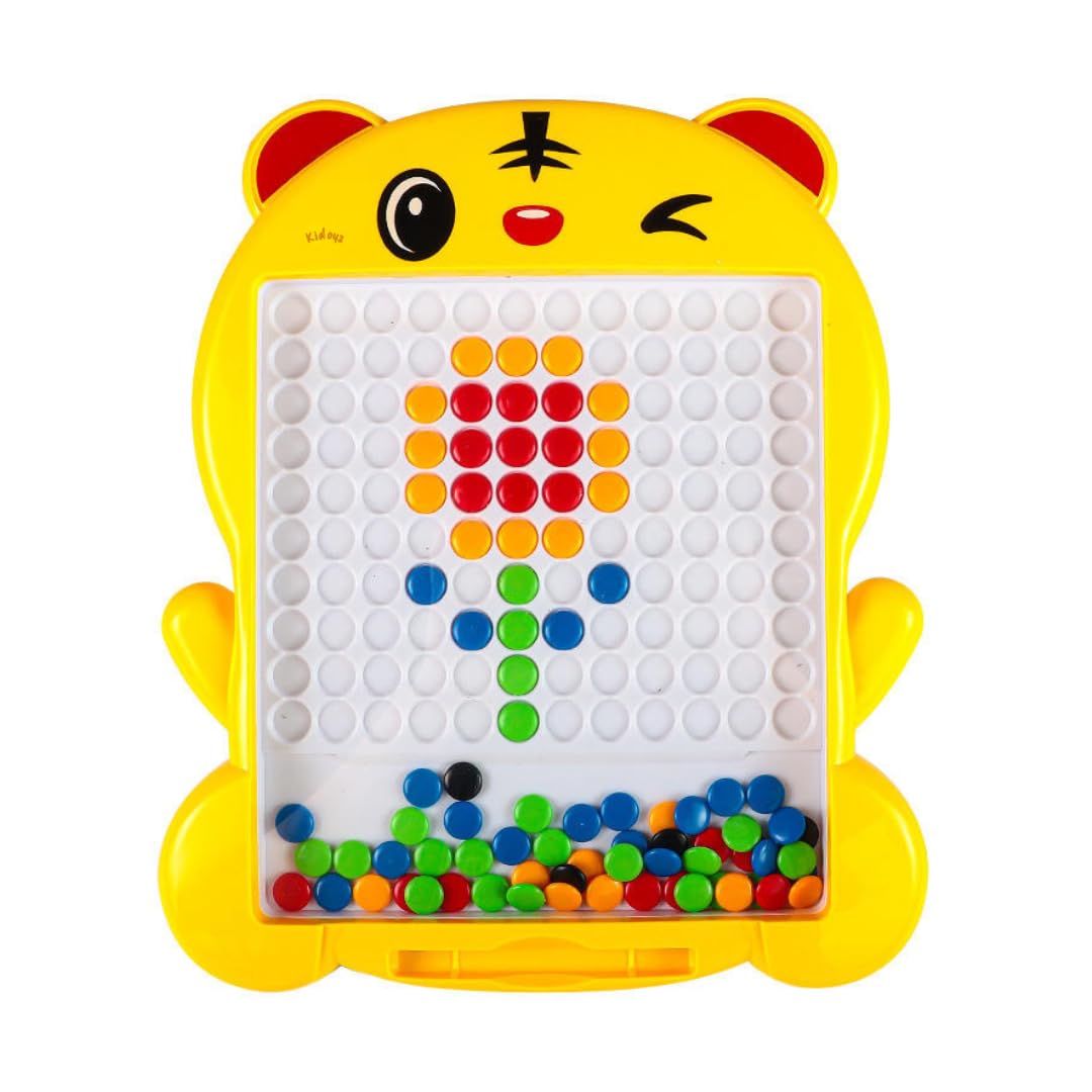Kidoyz Magnetic Drawing Board for Kids | Big Size Doodle Board with 80 Beads & Magnetic Pen | Educational Writing & Drawing Toy | Mess-Free Learning Toy for Boys & Girls | Multicolor - Cat-picture-10