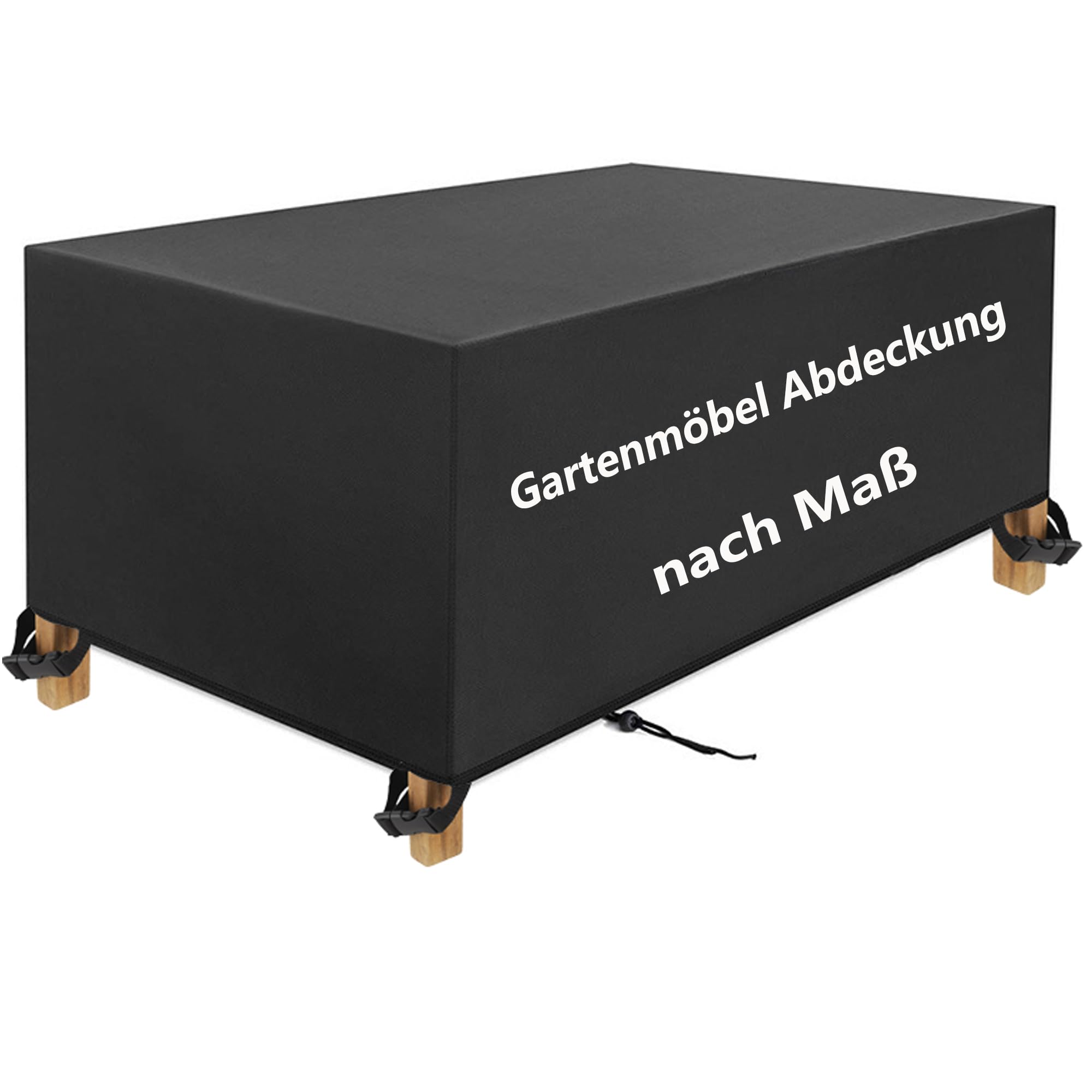Gartenmöbel Abdeckung Nach Maß Wasserdicht Winterfest Rechteckig 600D Gartentisch Schutzhülle Abdeckhaube Abdeckplane Tischabdeckung Maßanfertigung alle Größen Farbe für Terrassenmöbel Sitzgruppe