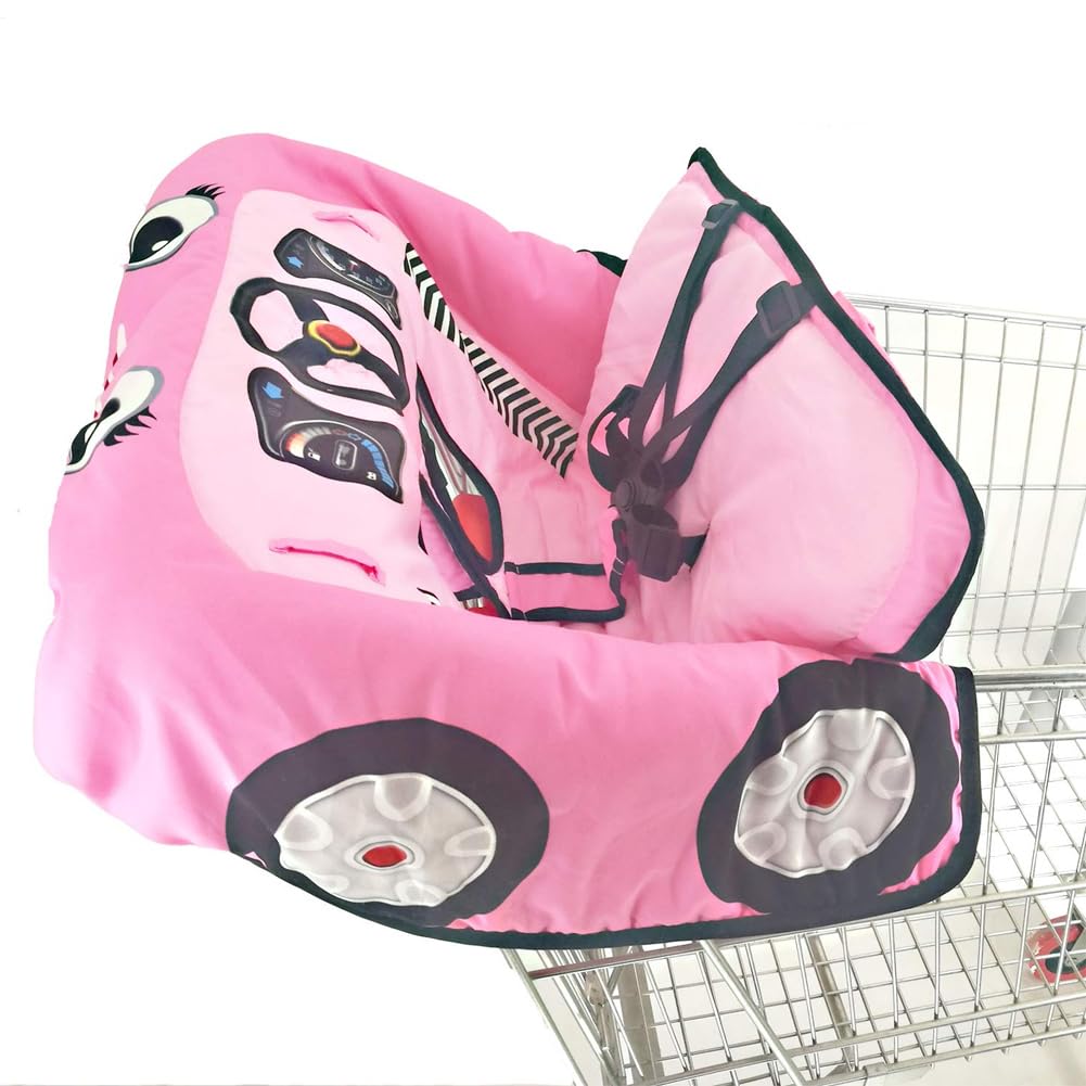 del carrello della spesa: per sedile da viaggio portatile, comodo per | aumentare lo spessore per i bambini copre completamente la maniglia del carrello, la L assolutamente