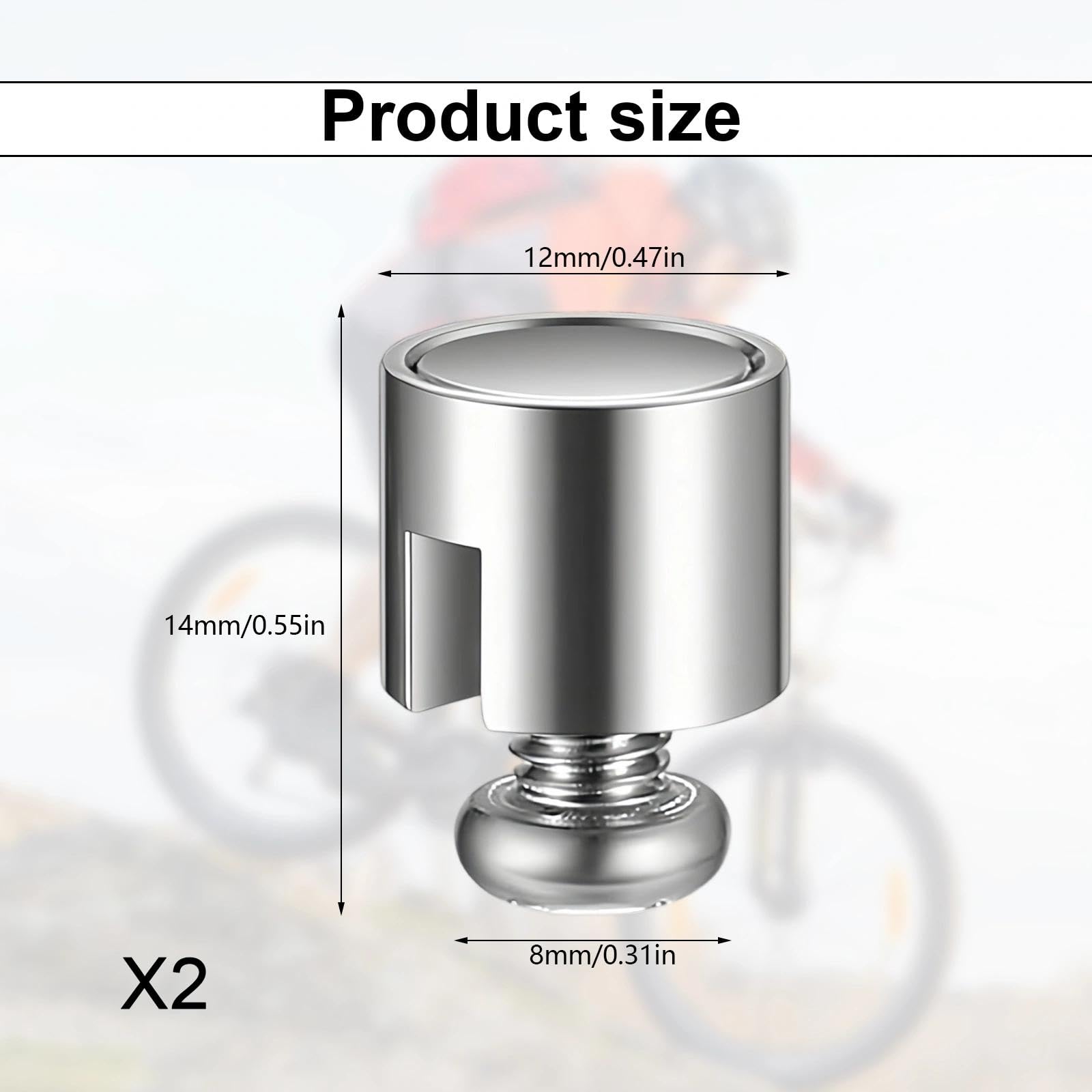 Capteur de Vitesse de Roue 2 Pièces, Aimant Néodyme Fer Bore 12mm pour E-Bike