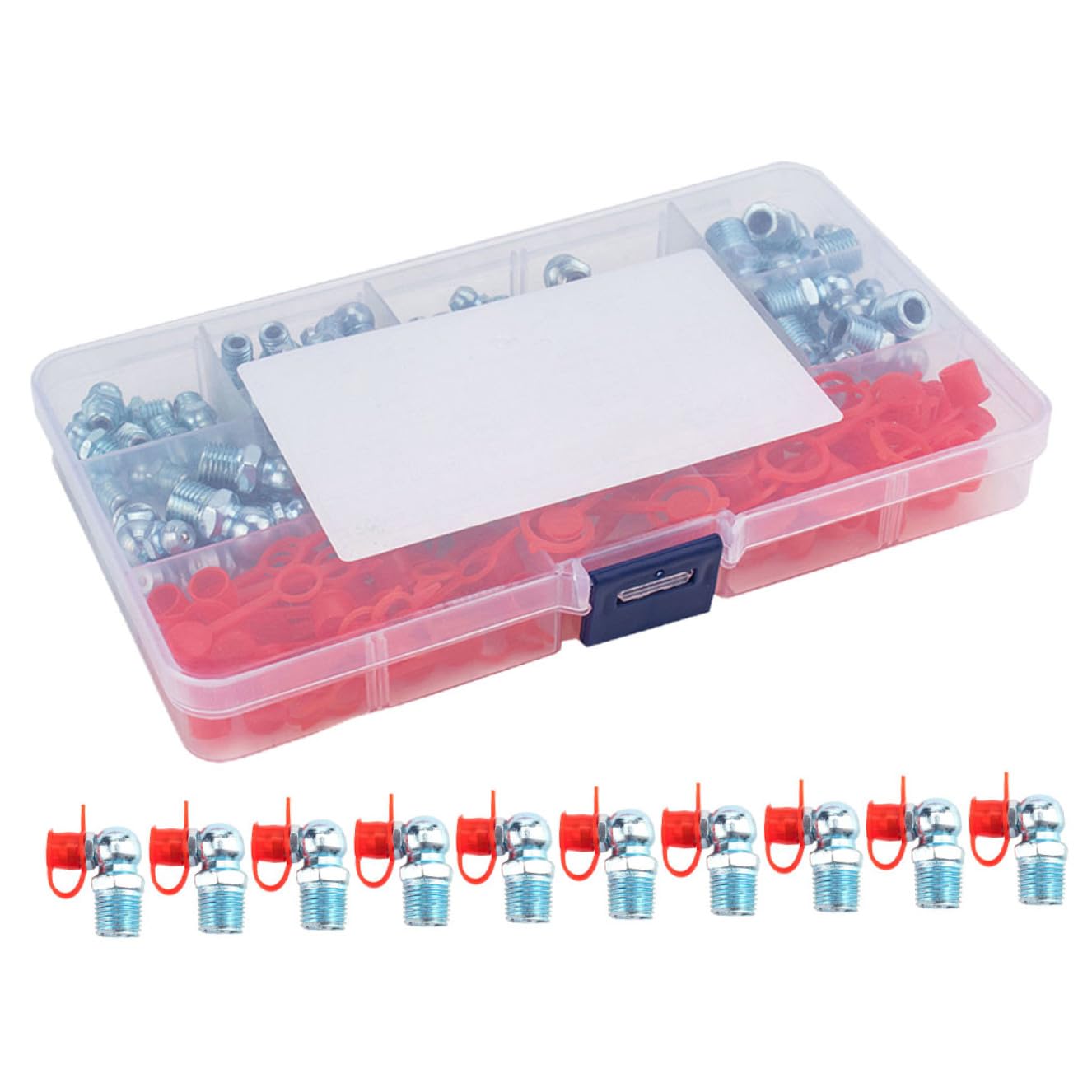 Graisseurs zerk droit coudé hexagonal Mikinona pour mécanique - 8