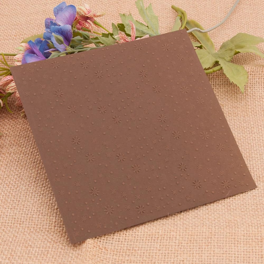 3D Plastic Embossing Folder Template Christmas Snowflakes Falling Texture 5.91x5.91 Inch for Card Making DIY Scrapbooking Paper Crafting Handmade Crafts Scrapbooking Arts Supplies Scrapbook Decor