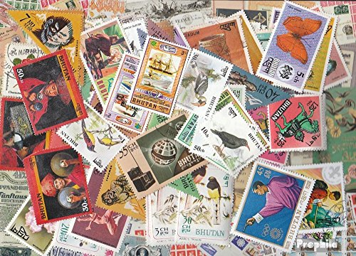 Prophila Collection Bhutan 200 Diversi Francobolli...