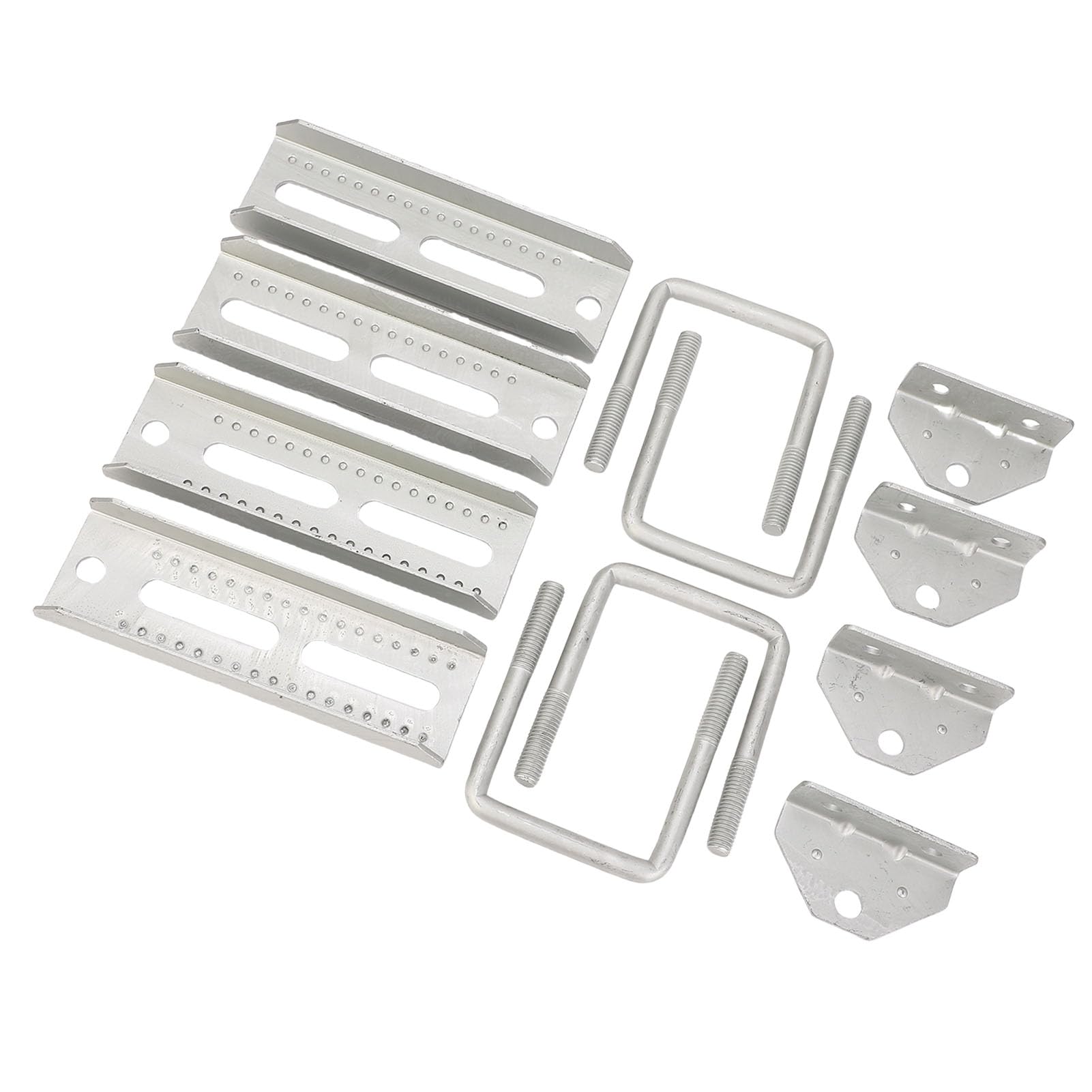 Garosa Soportes para Literas de Remolque de Barcos, Hierro Galvanizado, Ajustable, Kit de Soporte para Literas de 8 Pulgadas para Barcos de Agua Dulce y Salada