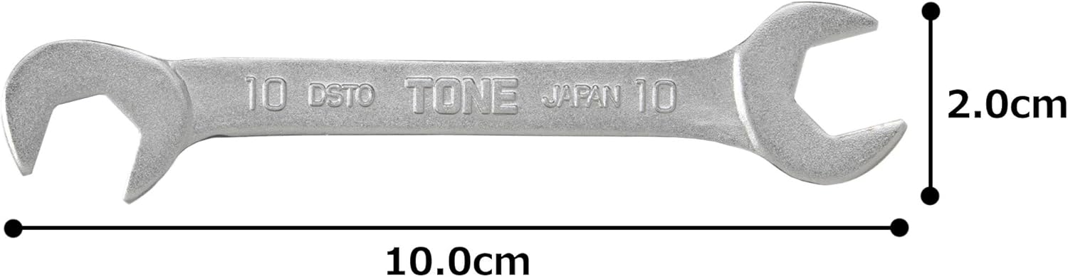 TONE Thin Open End Wrench DSTO-10 10mm