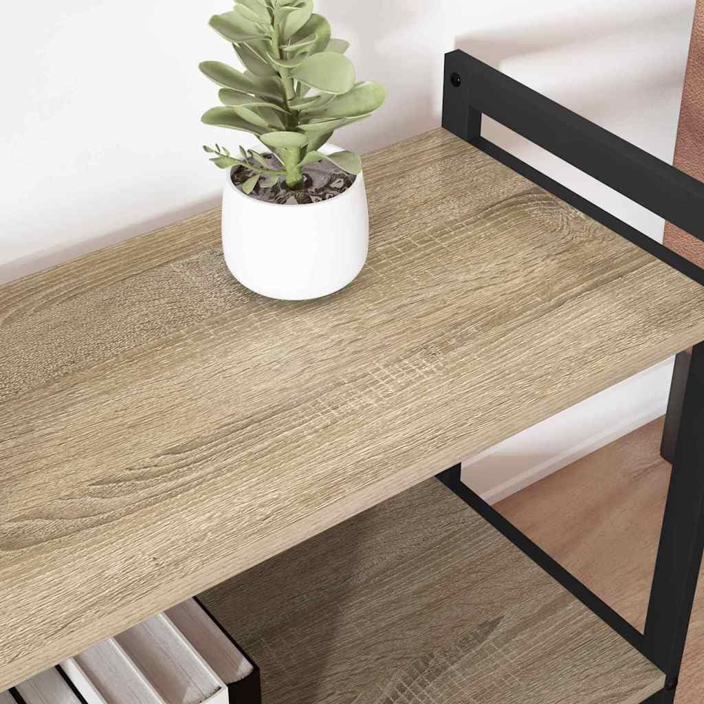 Libreria in rovere Sonoma, 80 x 30 x 50 cm, in legno