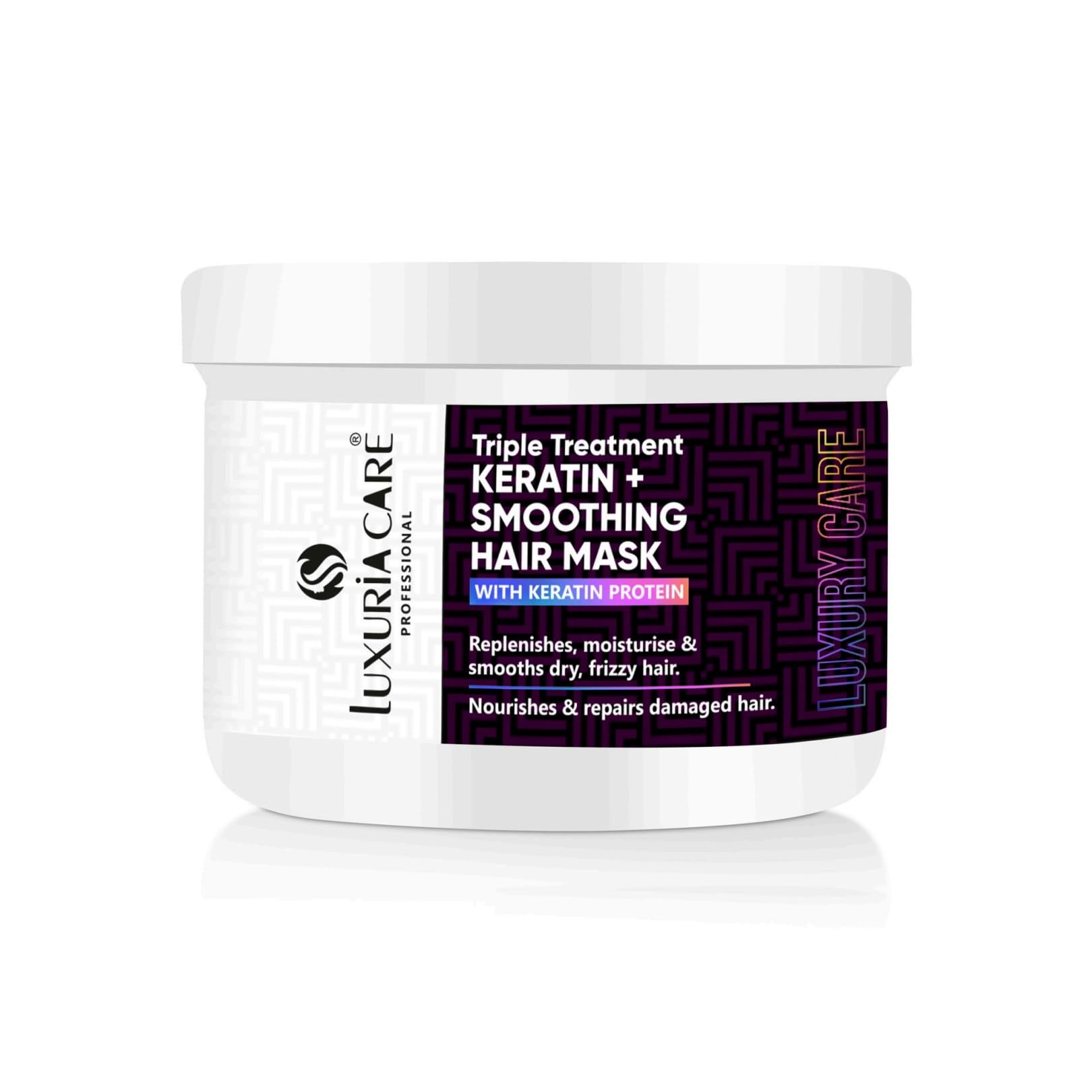 Triple Treatment Keratin+ Smoothing Mask For Deep Nourishing & Prevents Hair Loss | With Keratin Protein | 300ml