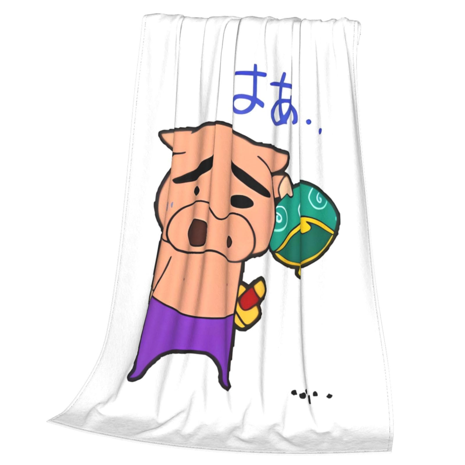 Amazon｜ぶりぶりざえもん 毛布 夏用 ひざ掛け フランネル