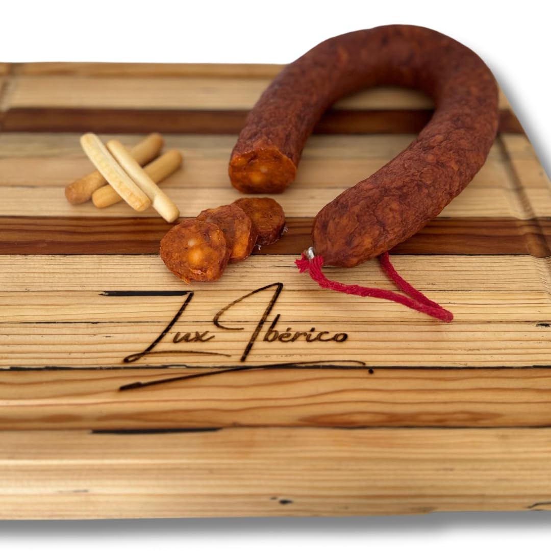 LUX IBÉRICO - Morcilla Patatera Ibérica (250g) – Embutido Tradicional - Origen Extremadura - Envasado al Vacío (PICANTE)