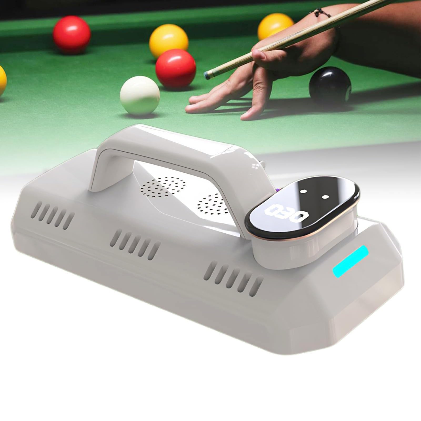 Générique Fer À Repasser Thermostatique Intelligent pour Tapis De Billard - Fer Portable pour Tables De Snooker Et De Pool avec Écran Tactile LED - Chauffage Rapide en 50 Secondes (0-150℃)