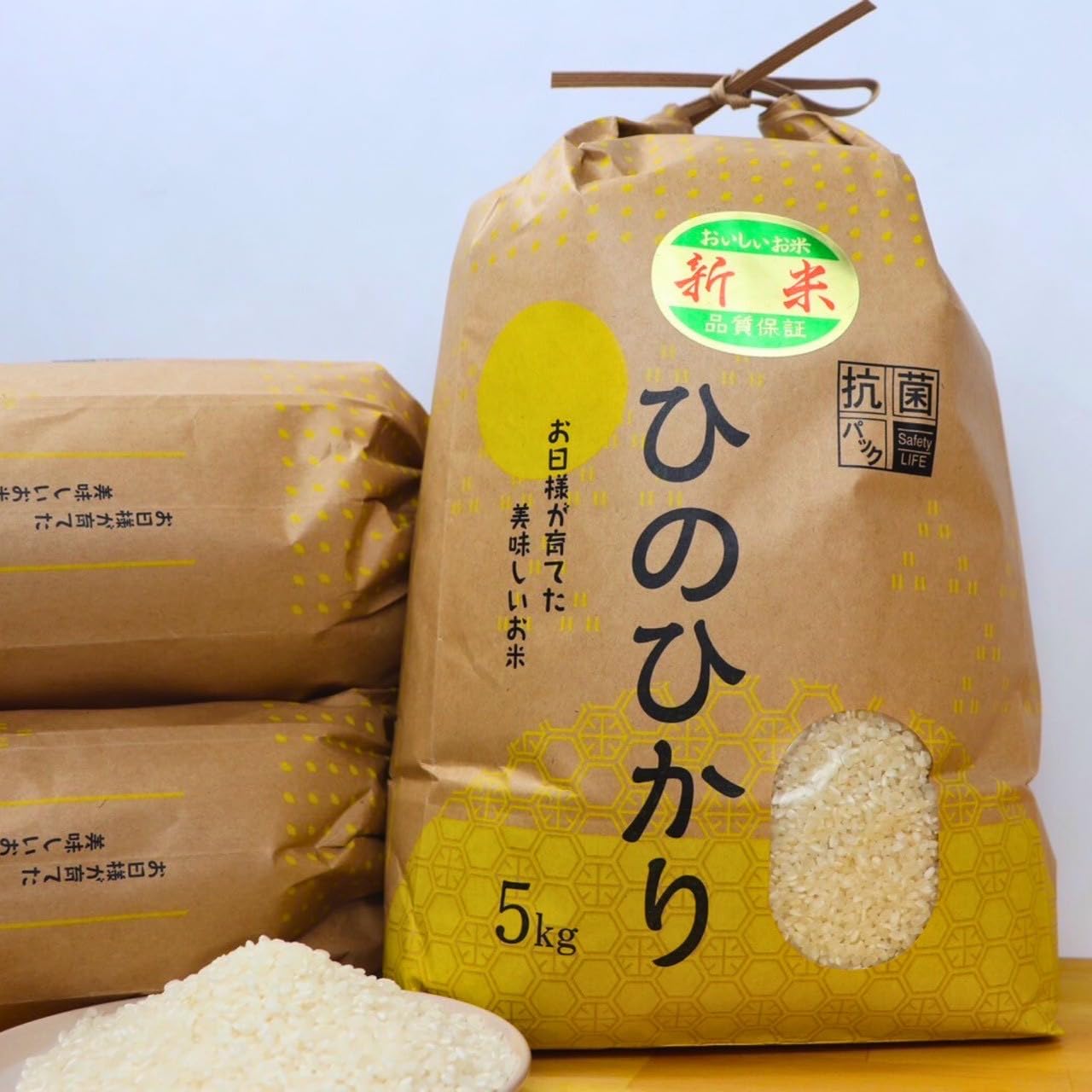 Amazon.co.jp: 【ひのひかり】新米 お米 5kg レンゲ米 コメ 精米 米