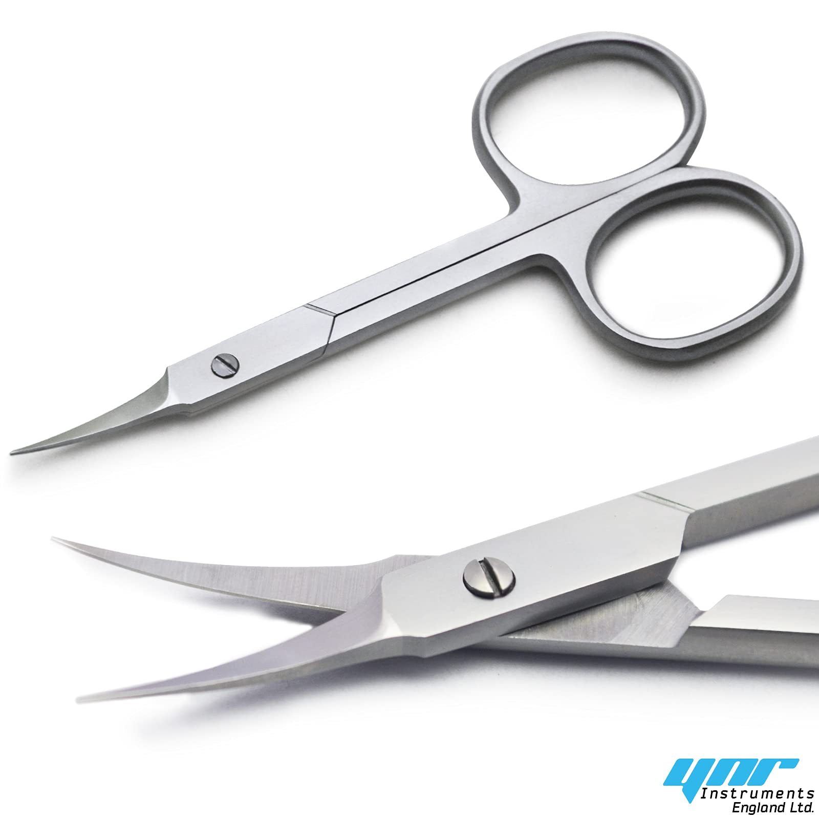 Nail Scissors Professional Cuticle Scissors Extra Strong Straight Curved Manicure Nail Art Scissors (CS-03)