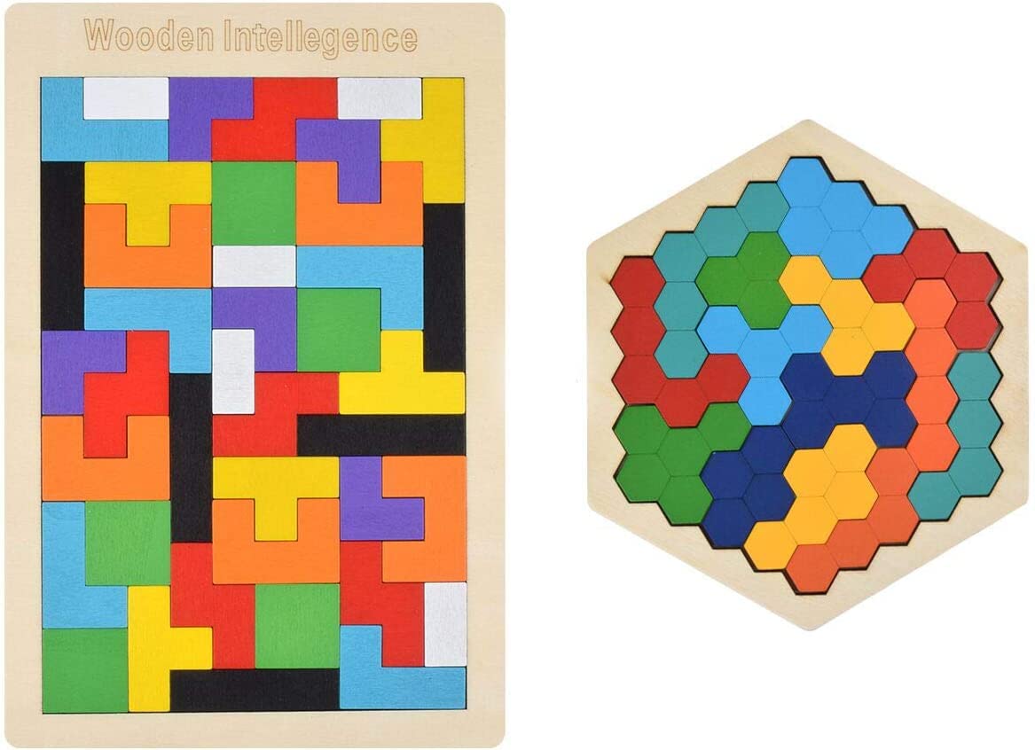 Kidology Color Recognition Matching Wooden Block Tangram Puzzle, Brain Teasers Game Combo of Rectangular and Hexagon Shape Puzzle for Preschool Kids Toddlers (B0BCZ7CGZ6) Amazon Price History, Amazon Price Tracker