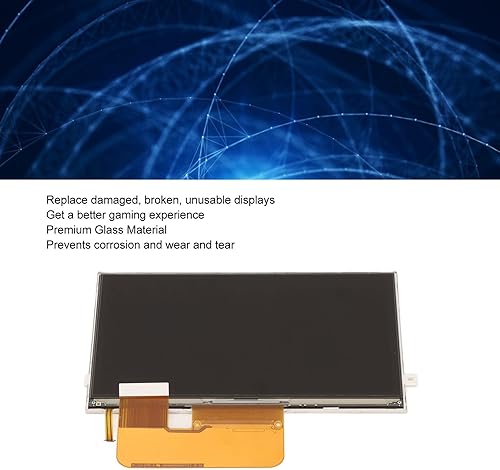 Miniatura 3 de Zunate Pantalla LCD de consola de juegos, pieza de repuesto de pantalla para PSP, interfaz de material de vidrio premium, accesorios para consola de