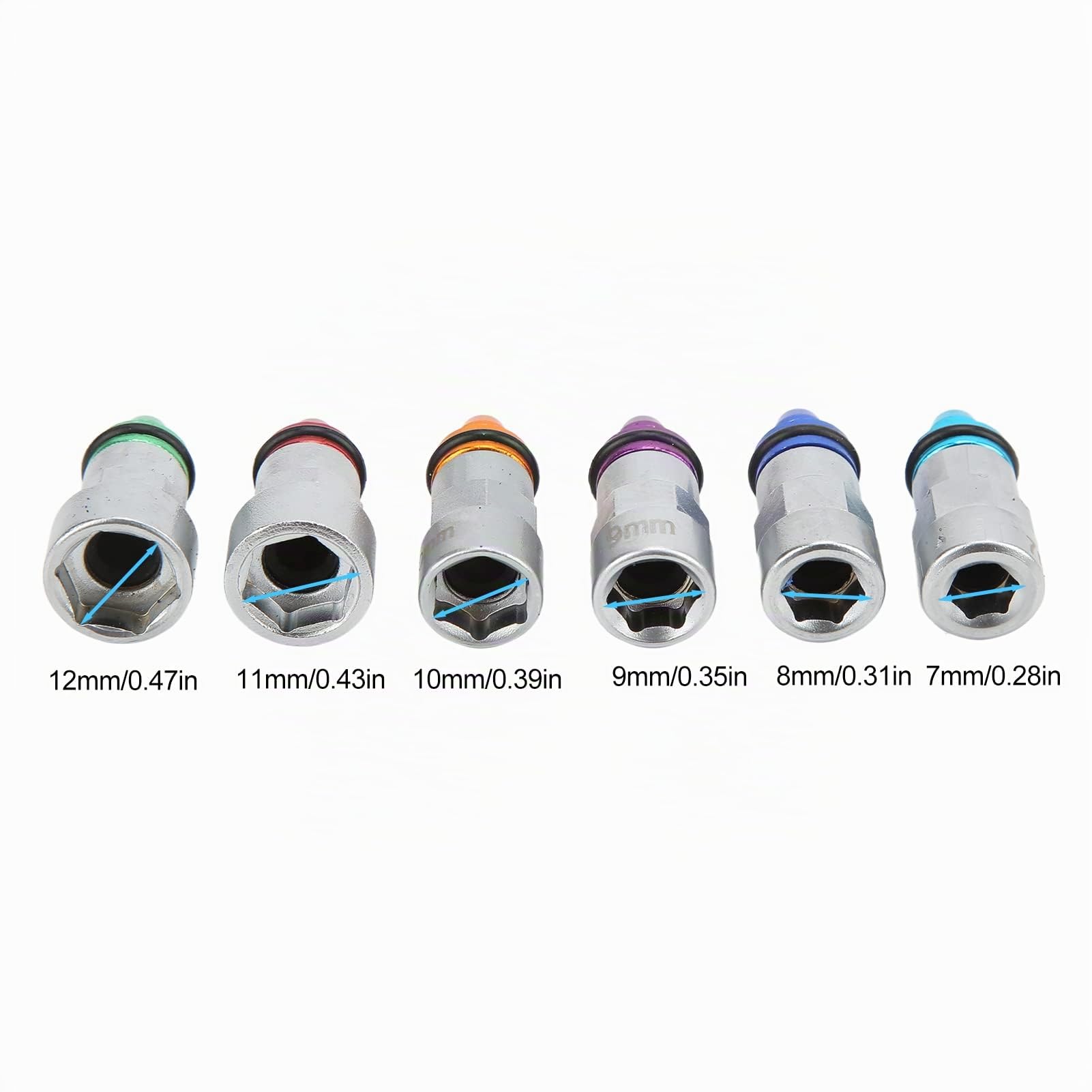 Chiavi Spurgo Freni 7-12mm, Kit Spurgo con Tubo Incluso per Auto Moto e Camion Leggeri Spurgo Senza Smontare Ruote