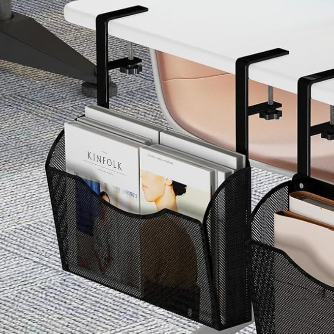 INLDY Under Desk Drawer, Desk Side Storage, Hanging Desk