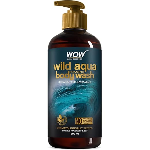 Wow Aqua Body Wash - Paraben-Free 500mL