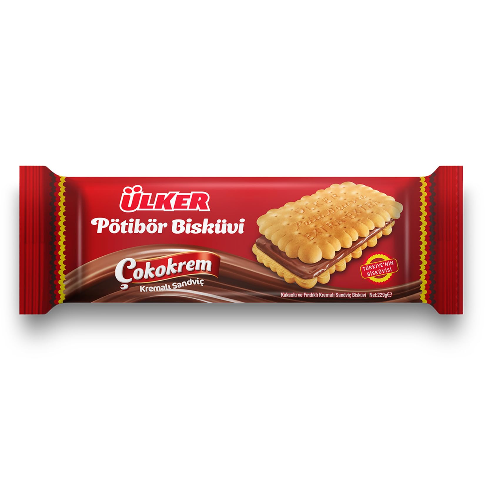 Ülker Pötibör Çokokrem Kremalı Sandviç 229 Gram x 12