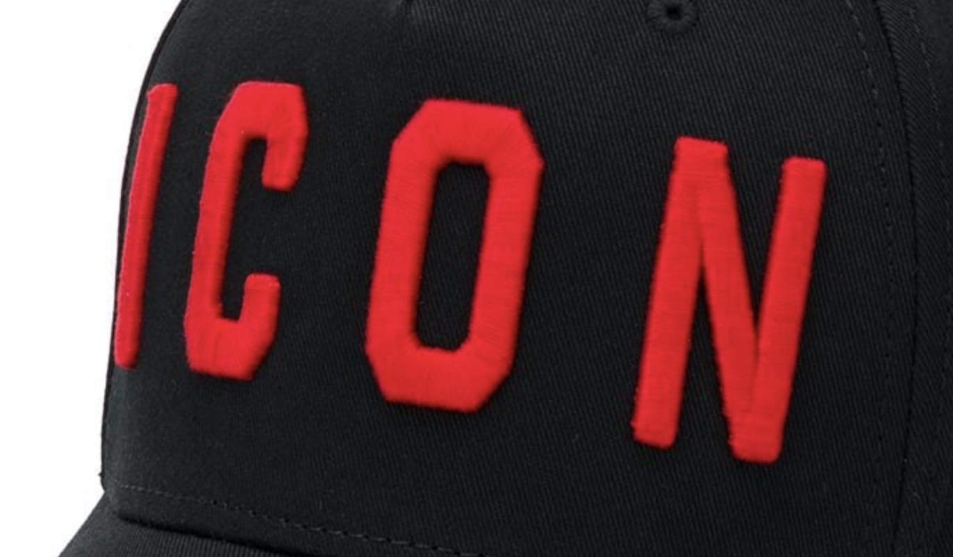 DSQUARED2 Icon Czapka z Daszkiem Kappe Baseball Cap Czapka Baseballowa Czapka Czerwono-Czarna Unisex DSQUARED2 Icon Czapka z Daszkiem Kappe Baseball Cap Czapka Baseballowa Czapka Czerwono-Czarna