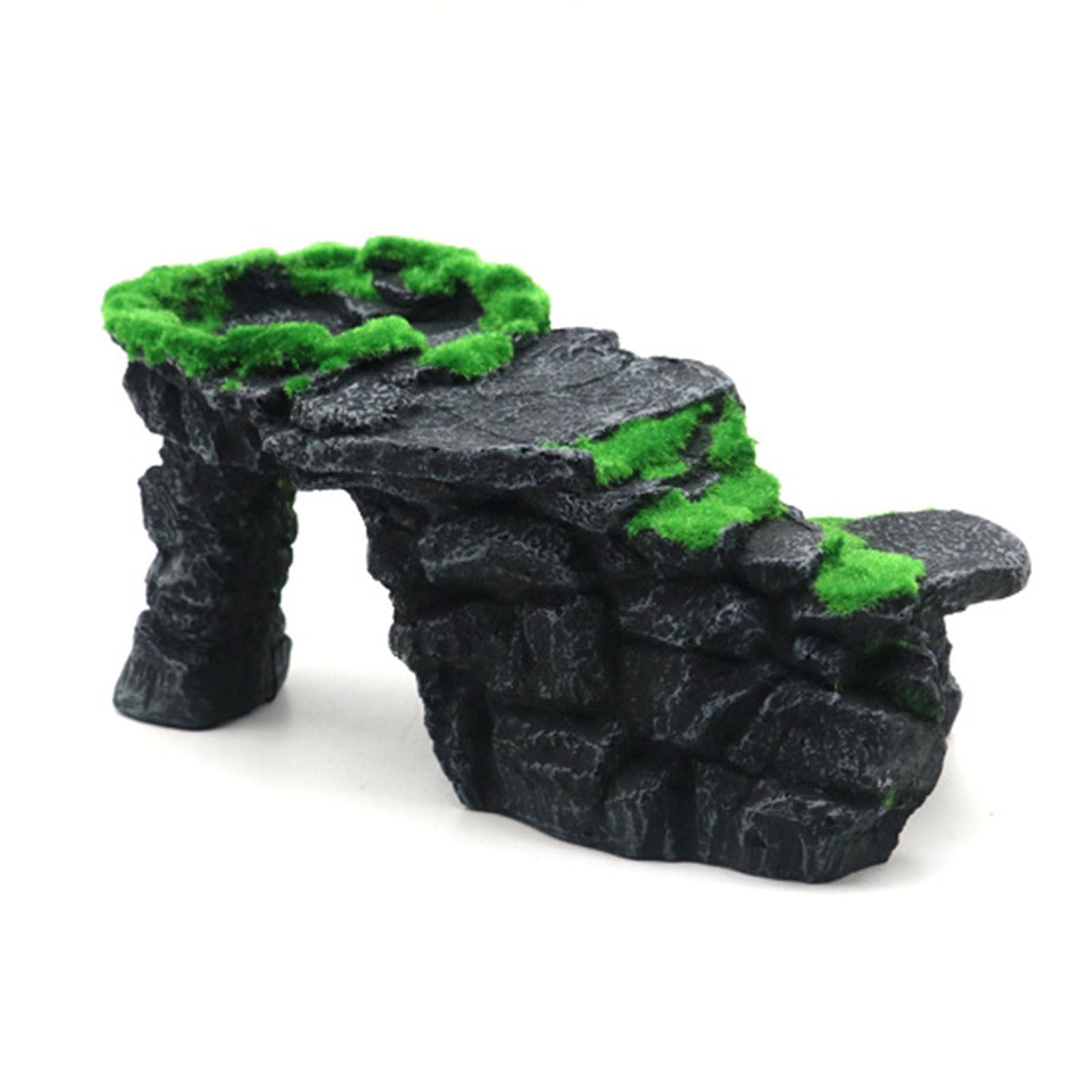 HDOYTXXM Delicate Aquariums Landscape Artificial Plant Moss Terrarium Landscape Shrimp Moss Statue Aquariums Habitat Decors Reptiles Hideouts Cave