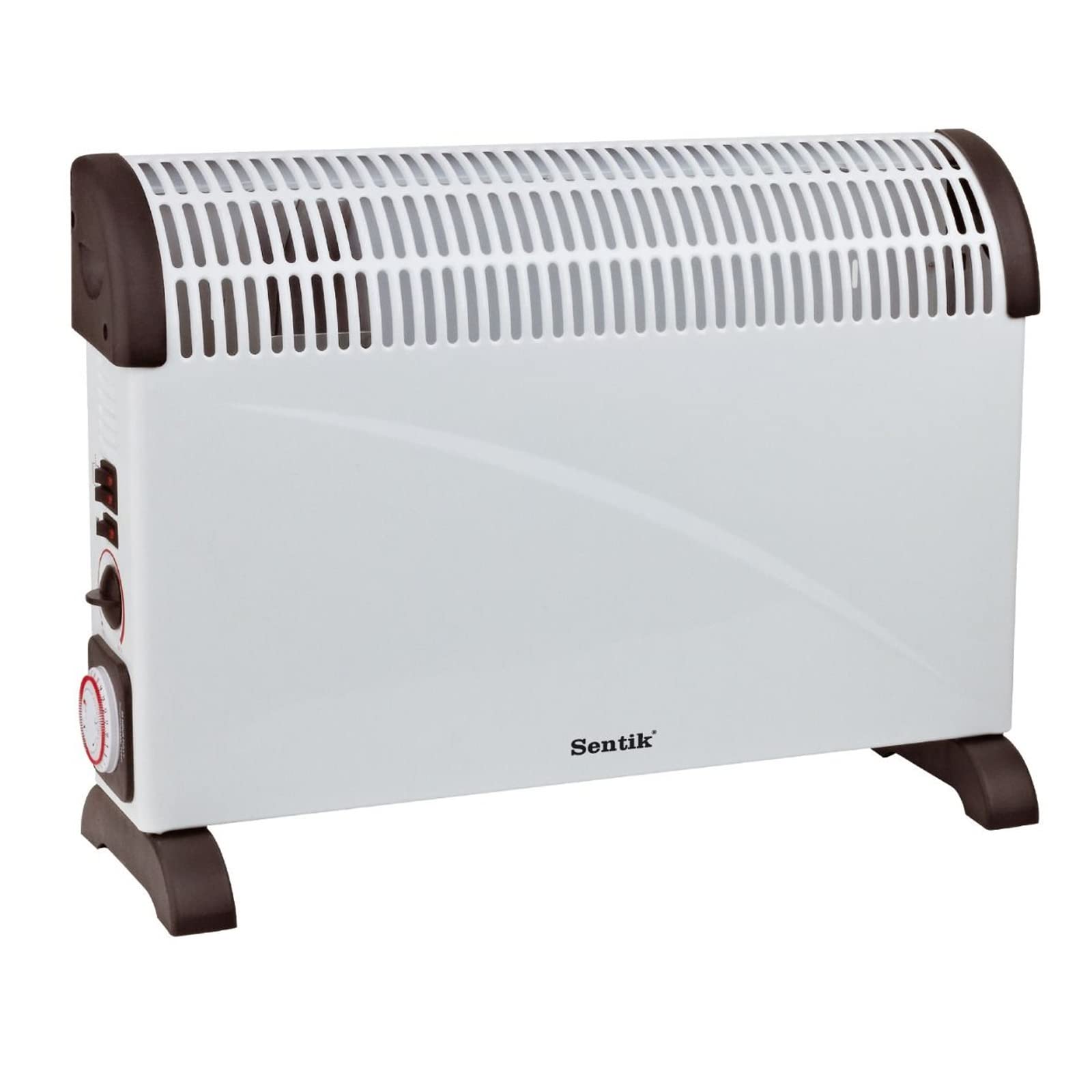 YORKSHIRE HOMWARE 2KW Portable Convector Heater 3 Adjustable Heat Settings Fast Heating Space Heater Manual Adjustable Thermostat Heater For Living Room, Home, Office (Convector Heater with Timer) [Energy Class A+]