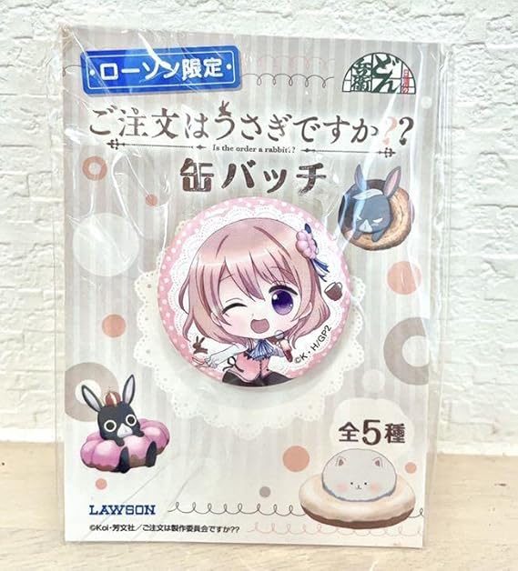 Amazon レアローソン ご注文はうさぎですか ごちうさ 缶バッジ バッジ おもちゃ