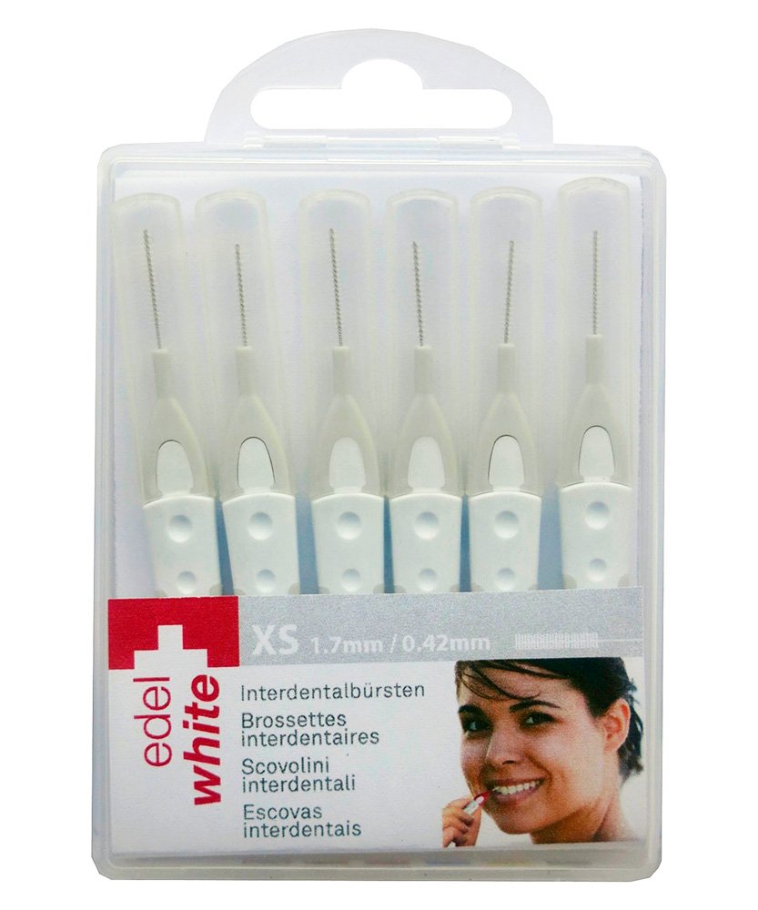edel+white6 Interdental Brushes 0.42mm White XS
