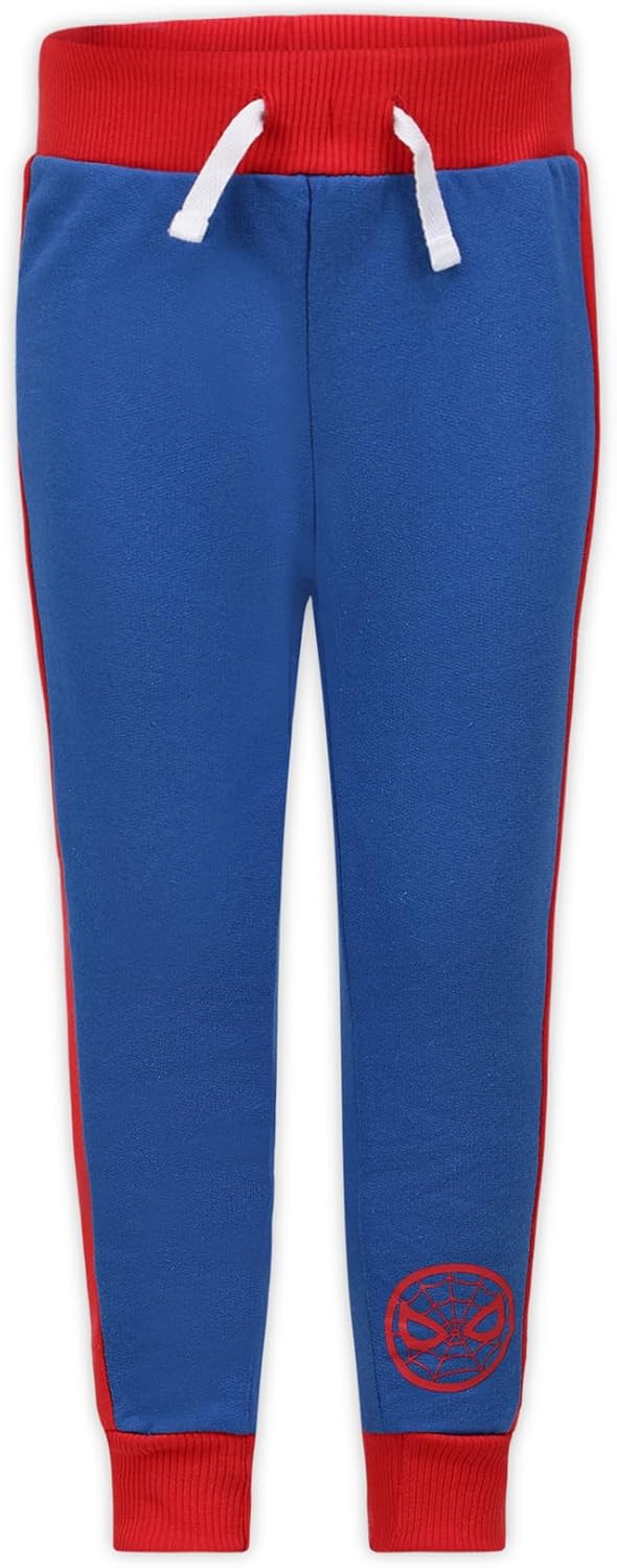 Marvel Spider-Man Boys 2 Piece Short Sleeve Shirt and Pants Set for Toddlers and Big Kids - Image 8