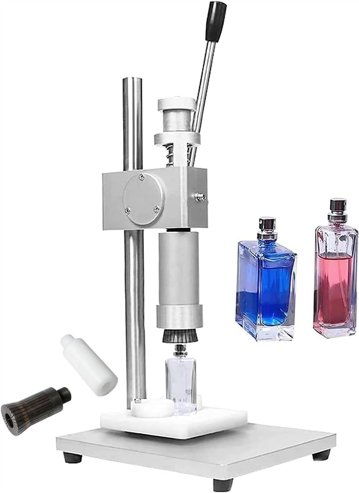 Bottle Capper， Perfume Capping Tool Manual Crimper Bottle Capper, Adjustable Height Cap Crimping Machine Tools(18MM)