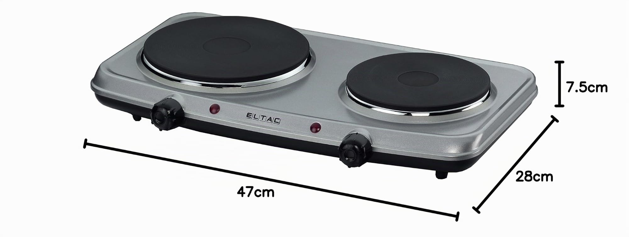 Eltac Doppia piastra di cottura DK 28