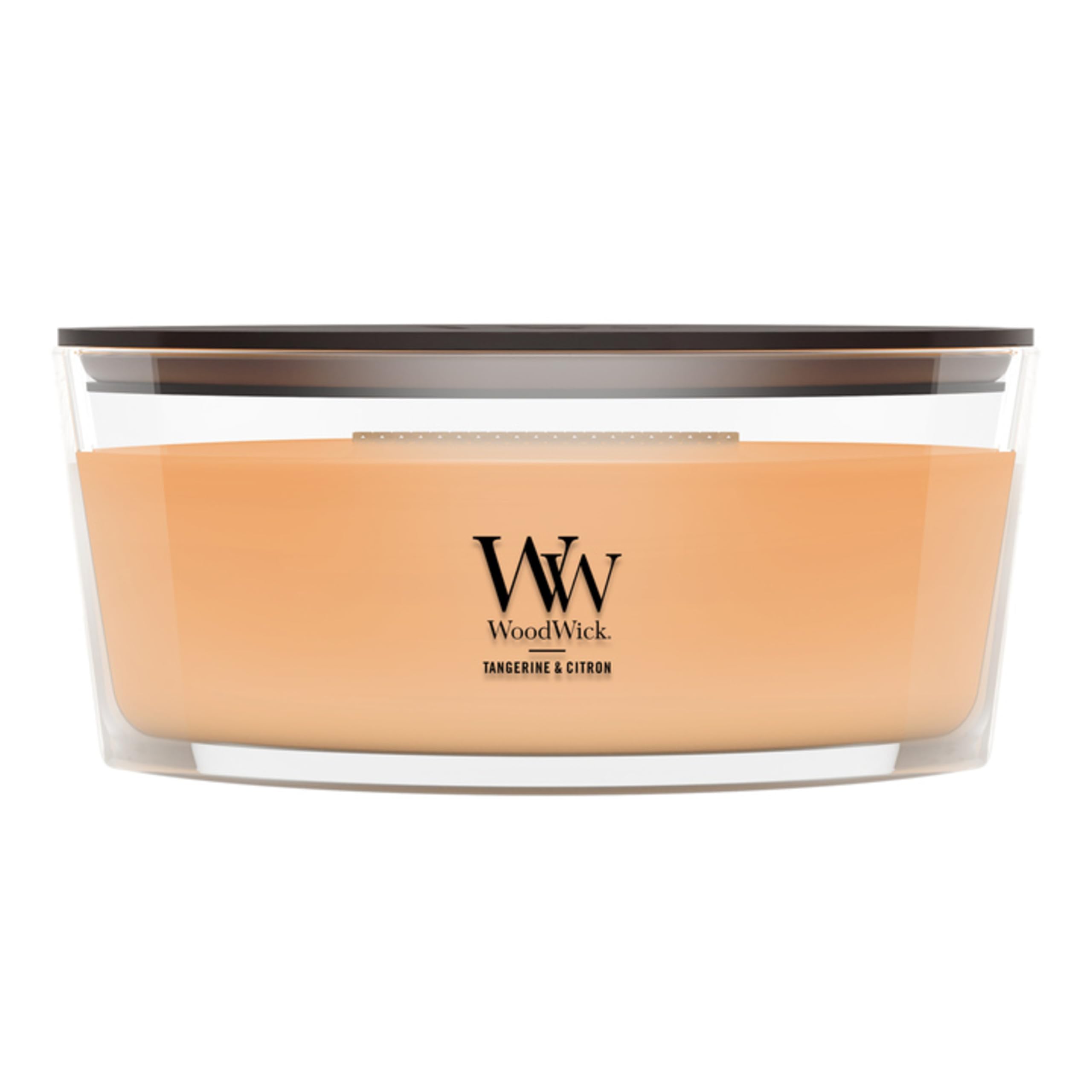 WoodWick Tangerine &amp; Citron Scented Candle, Crackling Wick, 16oz