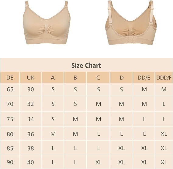 Maternity Nursing Bra 3 Pack Seamless Pregnancy Breastfeeding Sleep Bra Bralette with Removable Spill Prevention Pads and Extenders