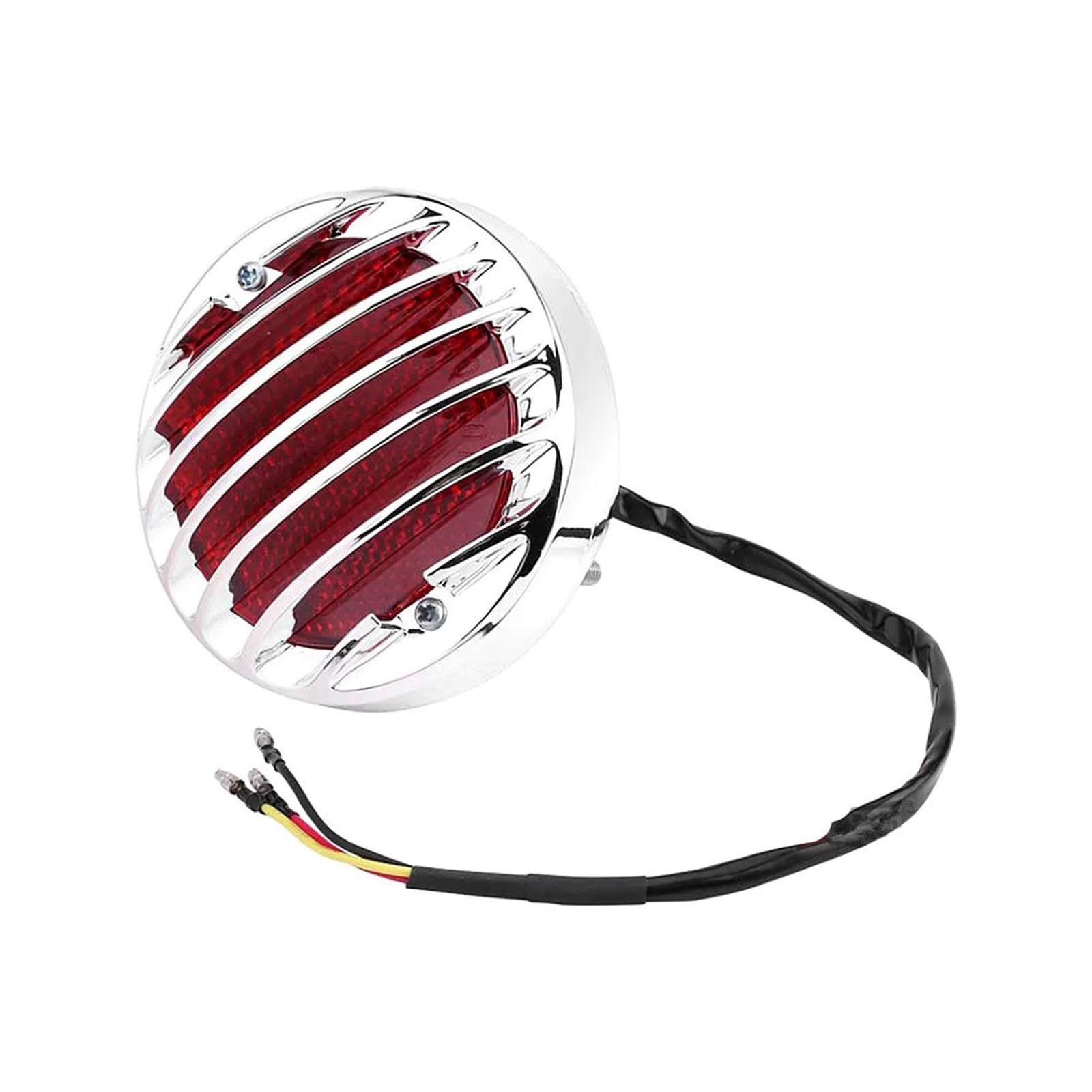 Luz trasera de motocicleta 12V universal evita multas con luz matrícula 6