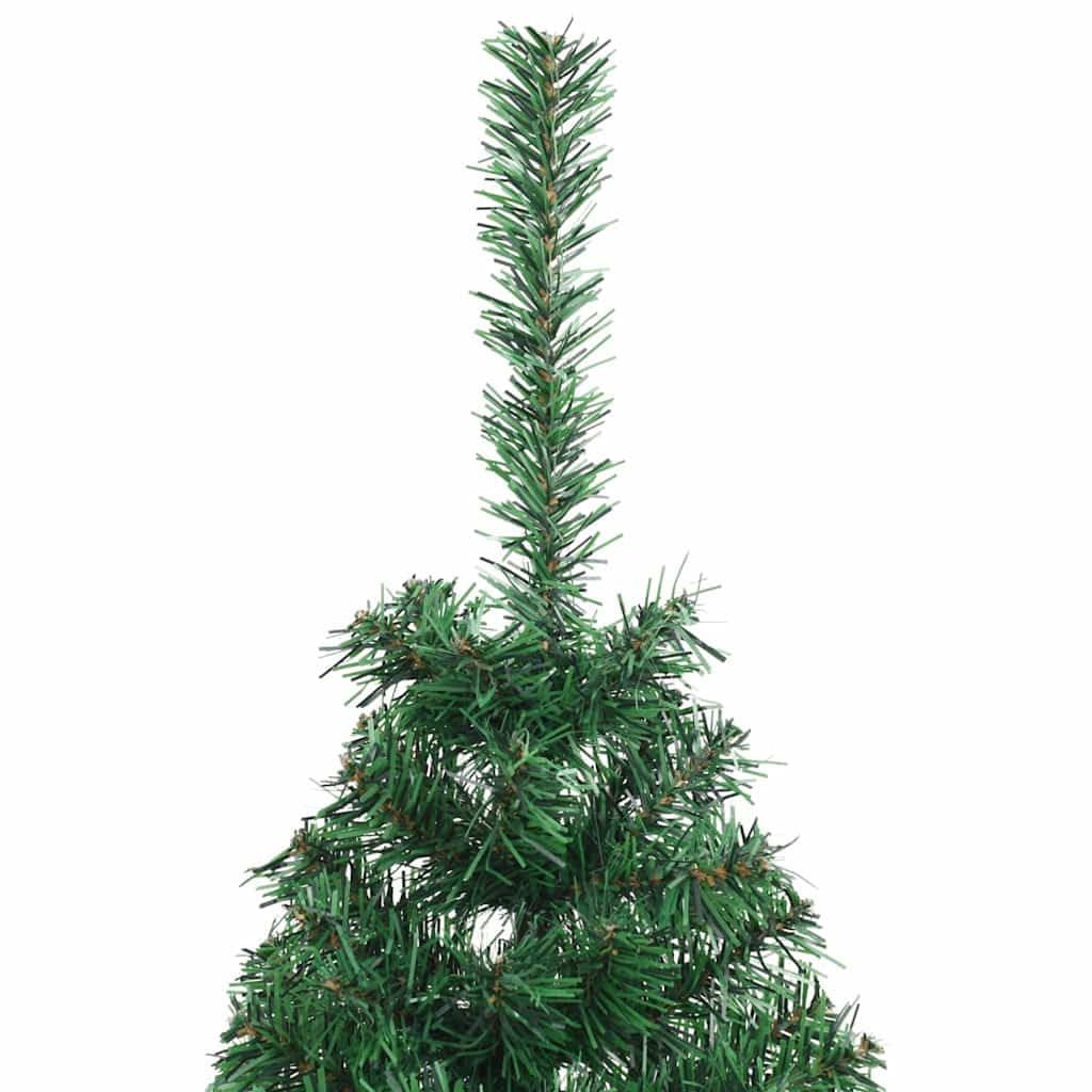 Albero di Natale artificiale con supporto, 120 cm, colore: verde