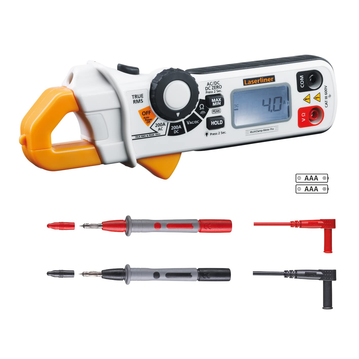 Laserliner 083.040a Steckdosentester multiclamP-Meter Pro