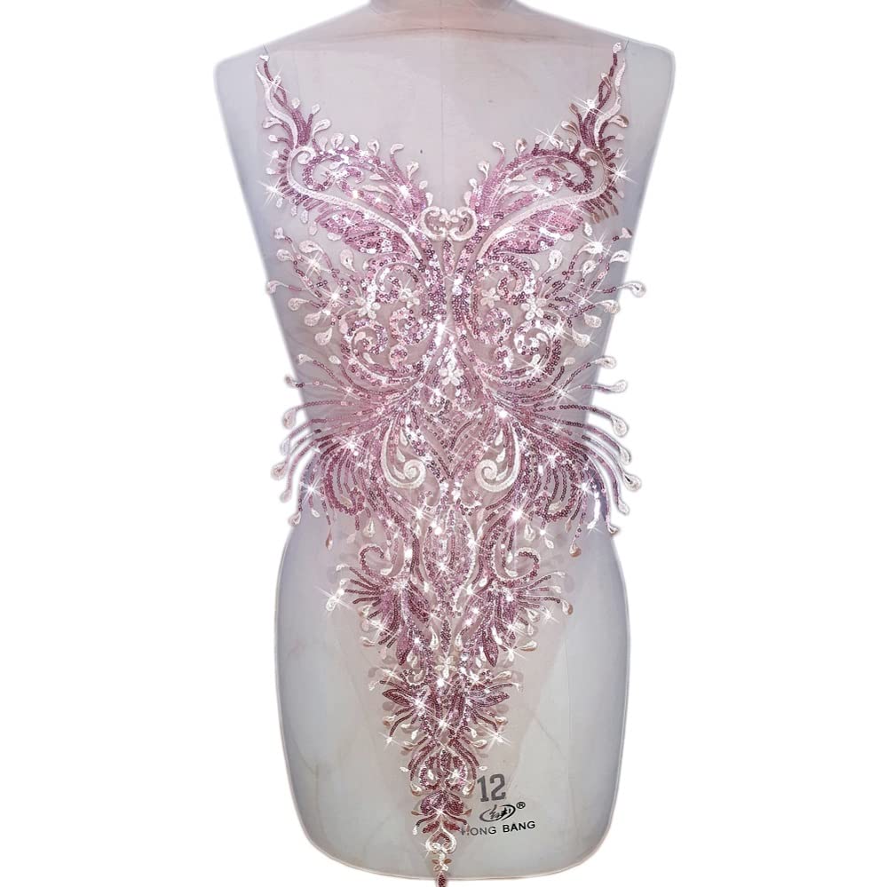 Amazon.com: Evening Clothes Dress African Lace Patches Embroidery Fabric  Design DIY Appliques for Sewing Prom Wedding(1 set A and B and C-01) :  Arts, Crafts & Sewing