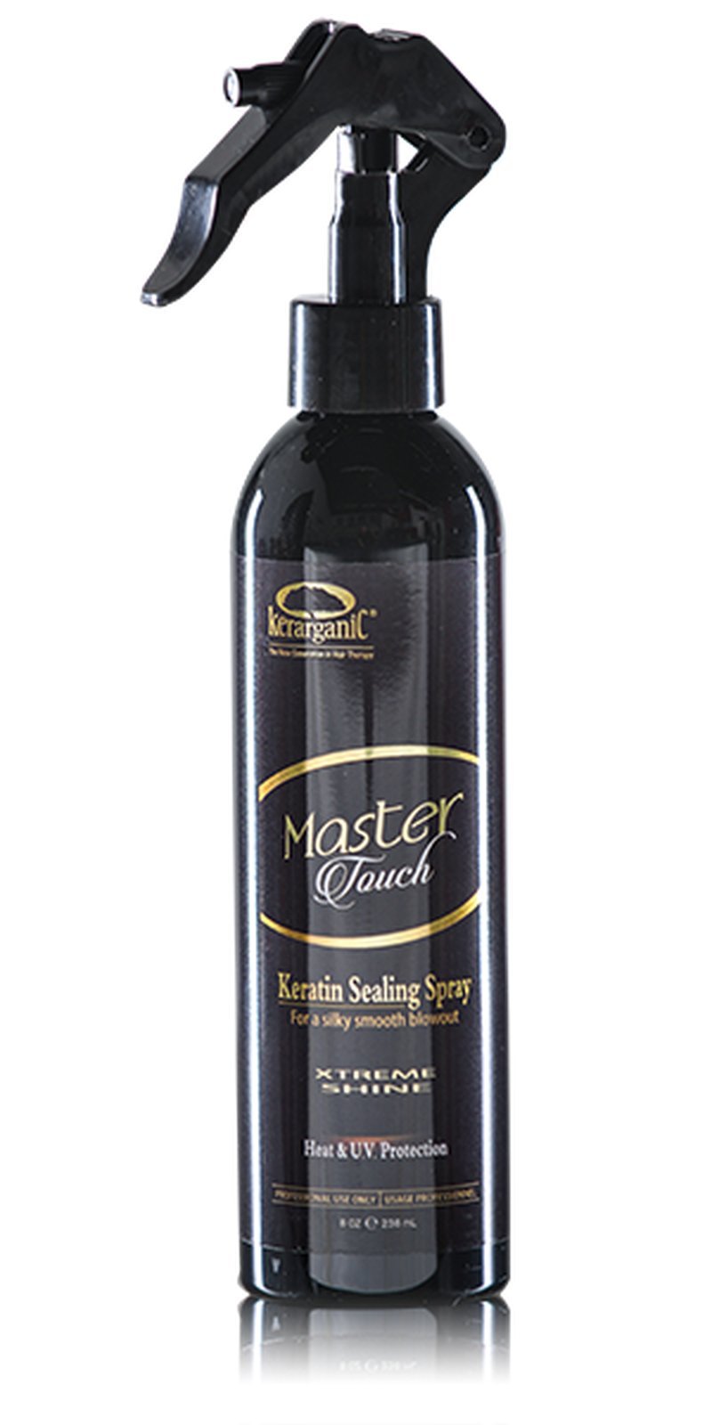 Master Touch Keratin Sealing Spray (8oz/236ml) Designed to reinforce cuticle sealing for nutrient retention after a keratin treatment.
