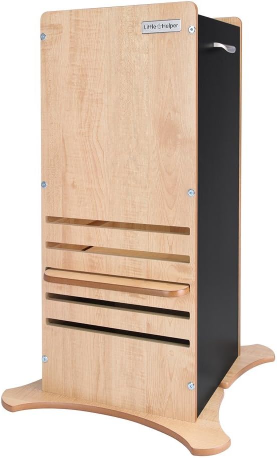 Little Helper FunPod Toddler Tower | Learning Tower | Kitchen Helper Tower | Step Stool to Reduce Accidents in The Home (Natural with Chalkboard Panels)