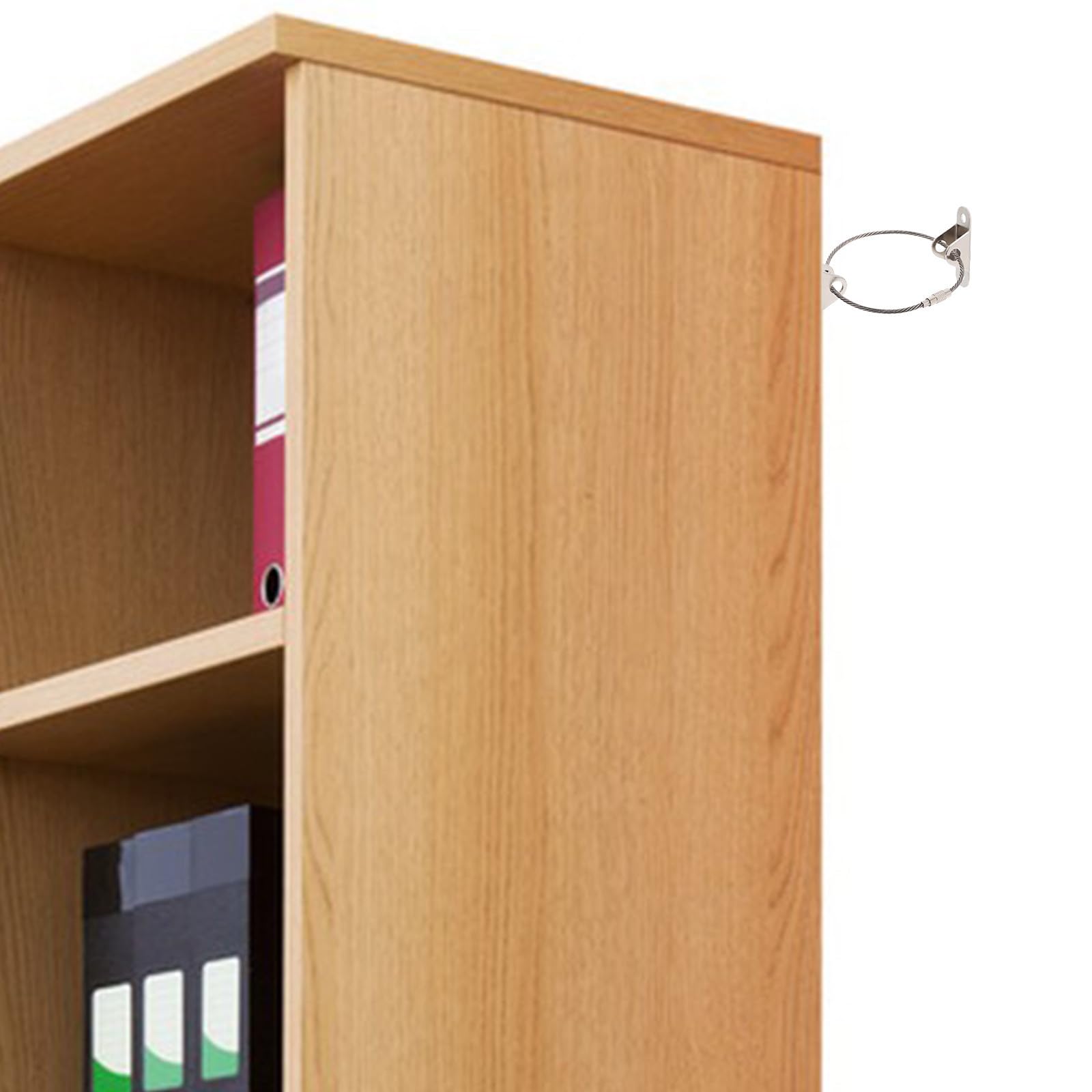 CHILDWEET Wandanker Möbel Kippsicherung mit Stahlseil Verstellbare Befestigung für Kommoden und Spiegel Kindersicherung in Babyzimmer und Wohnräumen