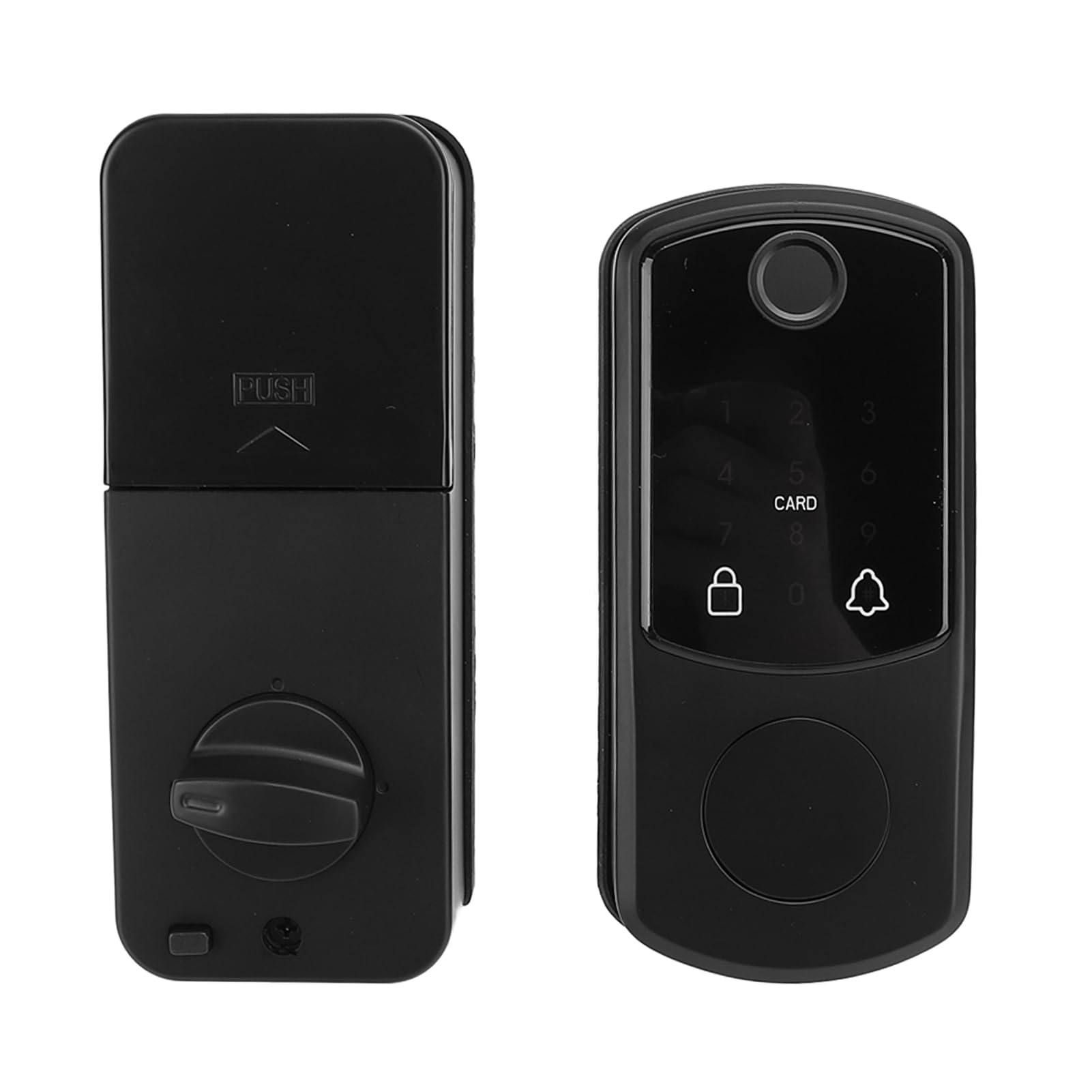 Greensen Keyless Entry Lock, with Keyboard 5 Unlocking Methods Auto Electronic Bar Fingerprint Lock for Home Office Apartment