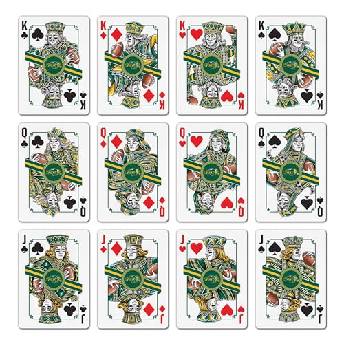 Image of YouTheFan NCAA Officially-Licensed Playing Cards - Original Artwork on All face Cards and Jokers - Team's Official Colors - Quality Linen Texture - Designed in The USA