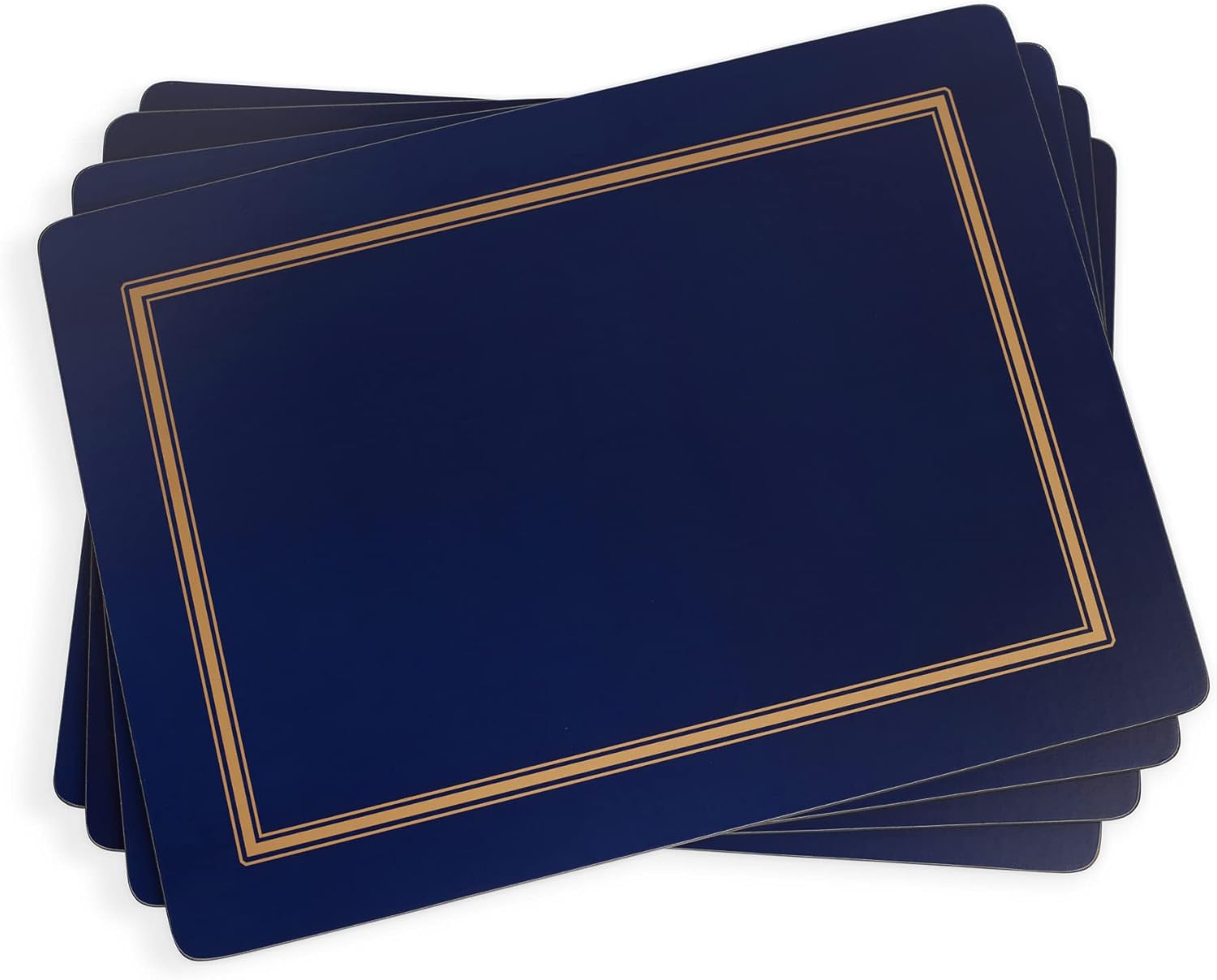 Pimpernel Classic Midnight Blue Collection Placemats Set of 4 Heat