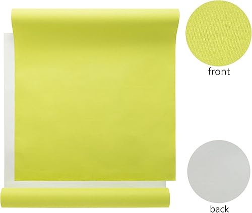 Miniatura 296 de Wooqu Paño de libro, superficie de tela y respaldo de papel, fácil de usar, fuerte, 17 x 29 pulgadas, para encuadernación de libros, marfil