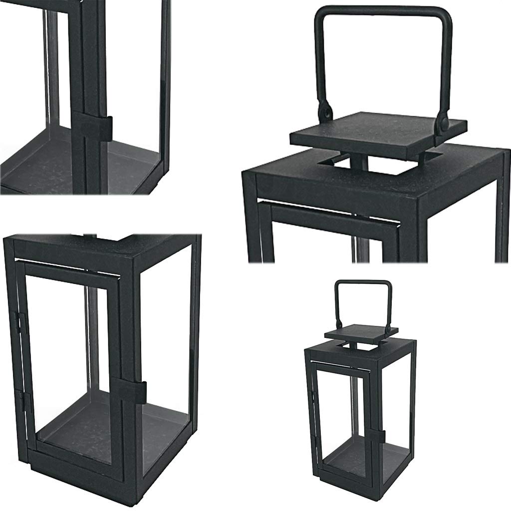 Bougeoir Décoration Jardin Lanterne Vintage En Fer Et Verre Bougeoir Int Rieur Ext Rieur 26x11cm D Co Jardin 266521