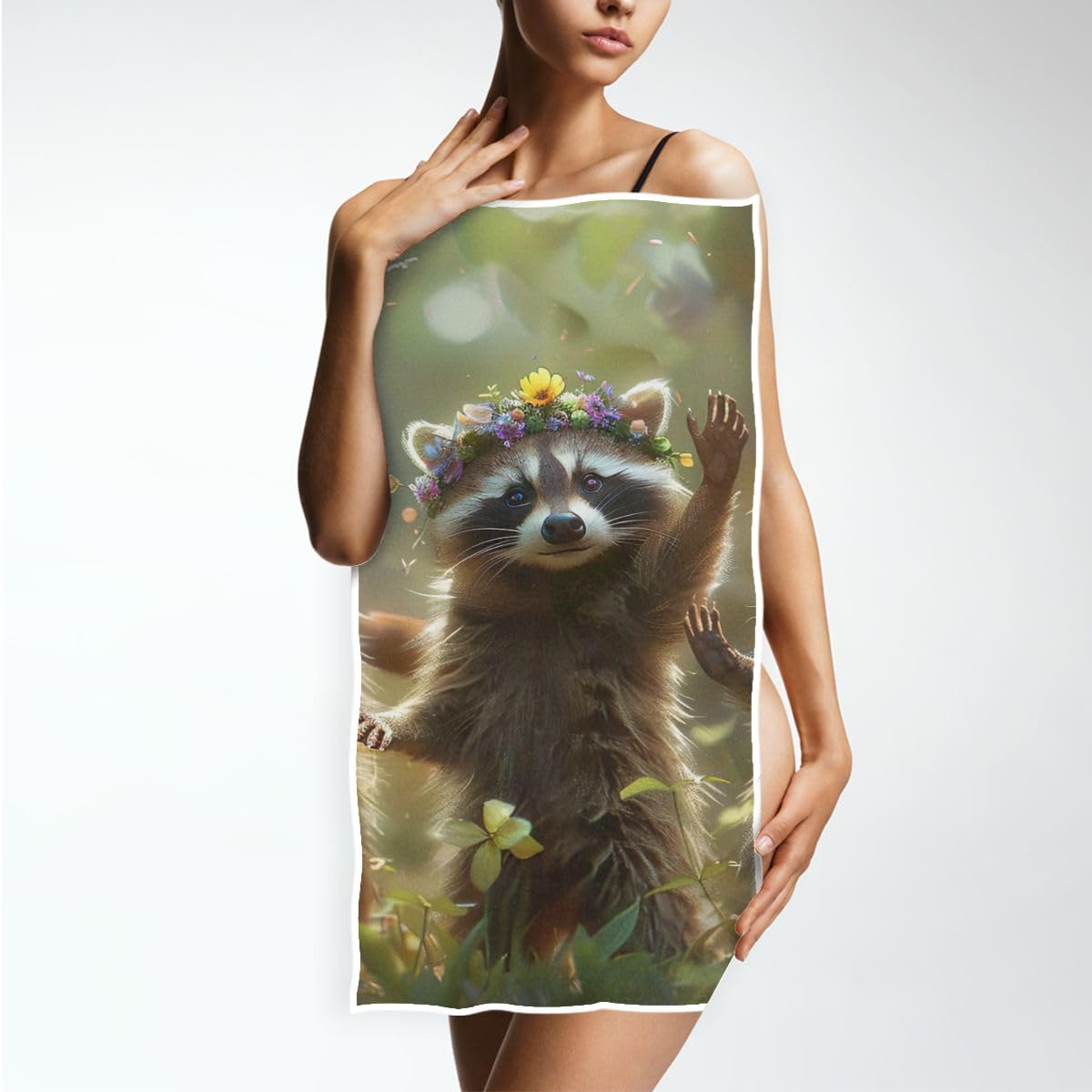GAIREG Dinosaurier-Augen-Handtuch – 38,1x76,2 Cm, Aus Polyester/Baumwolle, Für Bad, Fitness, Spa